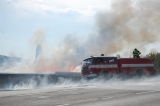 AKTUÁLNE: požiar na Trnavskej ulici v Seredi.  Likvidácia požiaru si vyžiadala zásah troch hasičských vozidiel