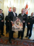 Prezident SR Andrej Kiska prijal dobrovoľných hasičov