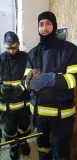 Pobedimskí hasiči zachraňovali mláďatko sovy uviaznuté v komíne