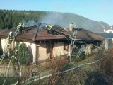 Požiar novostavby rodinného domu v Žiline