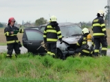 PRÁVE TERAZ: Požiar osobného auta pri Seredi - AKTUALIZOVANÉ