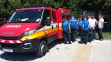 Dobrovoľní hasiči začali na Lešti s výcvikom na novom vozidle Iveco Daily