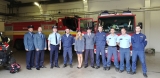 Návšteva prezidenta HaZZ na novozriadenej hasičskej stanici v Košiciach