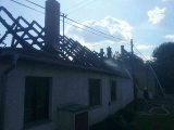 Požiar rodinného domu v obci Madunice 