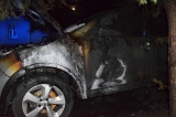 Požiar osobného vozidla v obci Dolná Streda