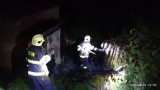 Pobedimskí hasiči zasahovali v obci Podolie pri požiari