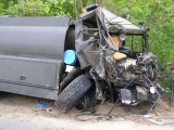 Mimoriadna udalosť v okr. Hlohovec - dopravná nehoda vozidla Armády SR
