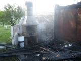 Požiar v prístavbe rodinného domu v Bílkových Humenciach