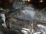Požiar auta v Trnave