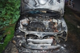 Požiar osobného motorového vozidla v obci Gabčíkovo