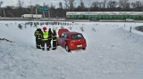Osobné vozidlo skončilo mimo cestu