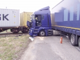 Zrážka vlaku a kamióna pri Dolnom Štáli