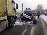 Dopravná nehoda vozidla RZP s nákladným vozidlom