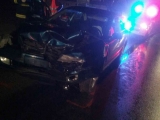 Seredskí hasiči zasahovali pri nehode dvoch vozidiel v obci Šoporňa