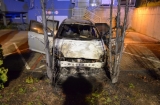 Požiar osobného motorového vozidla na Kadnárovej ulici v Bratislave
