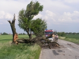 Búrky a silný vietor priniesli hasičom viac výjazdov