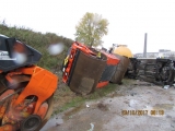 Auto zvalcovalo valec