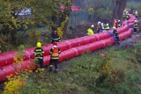 Taktické cvičenie HaZZ a DHZO zamerané na stavbu a použitie protipovodňových zábran 