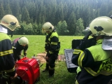 Cvičenie na diaľkovú dopravu vody pomocou hadíc 