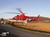 Vo Veľkej Bare zasahoval záchranársky vrtuľník