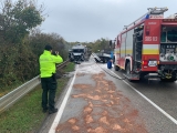 AKTUÁLNE: Vážna dopravná nehoda medzi Dvorníkmi a Vinohradmi nad Váhom