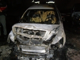 Požiar dvoch automobilov v Trnave