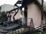 Požiar skladových priestorov v obci Pusté Úľany (okr. Galanta)