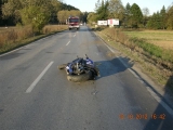Motocyklista zahynul na mieste dopravnej nehody