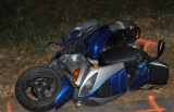 Motocyklista a chodec účastníkmi dopravnej nehody 